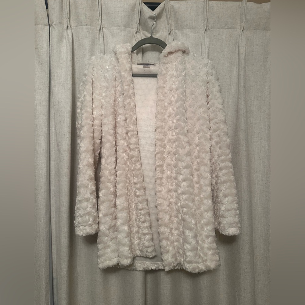 Vintage White Fur Jacket/Cardigan